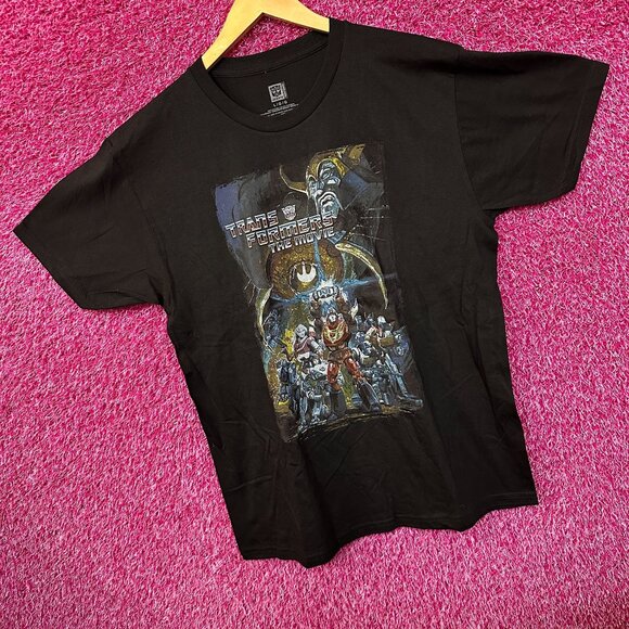 Transformers the Movie Classic Promo Film Poster Tee L - Picture 3 of 4